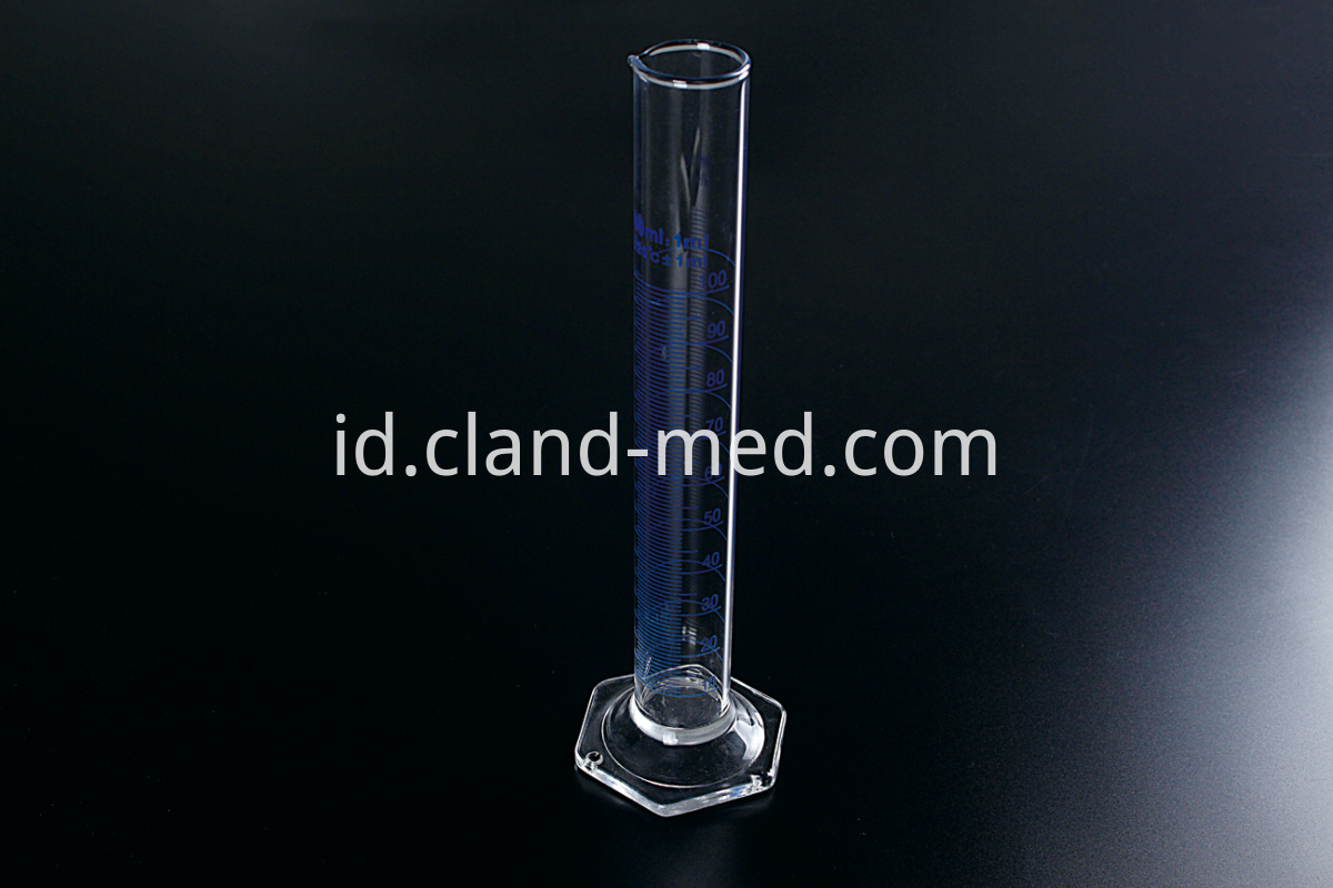 1601H Measuring Cylinder with Glass Hexagonal Base,With Spout Graduated (2)